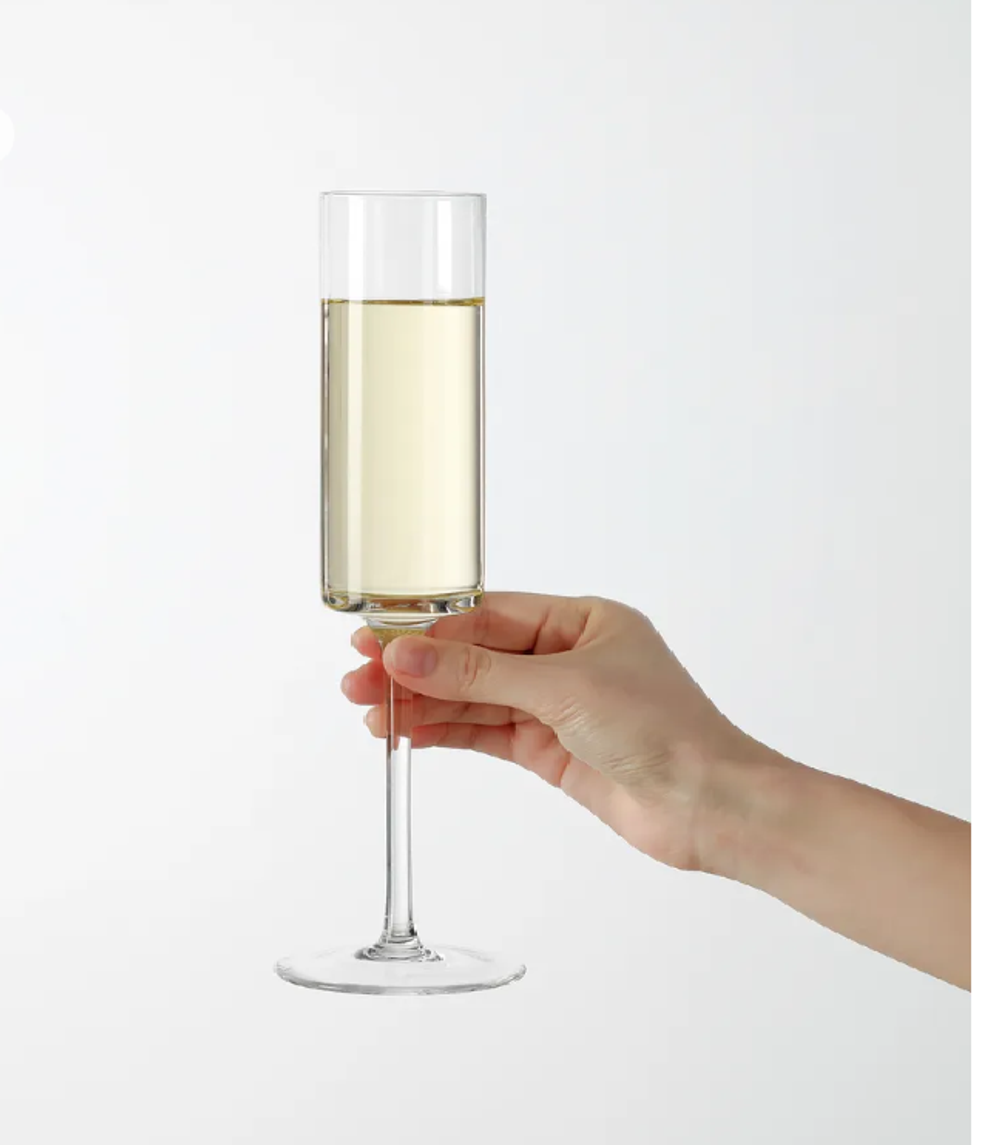 Набор бокалов для шампанского хрусталь, Unifico Lazaro 180мл 2шт