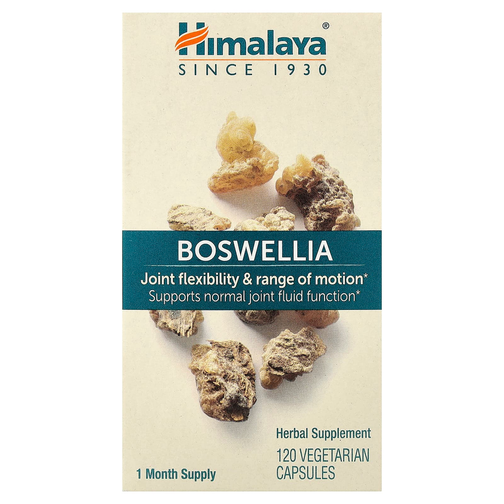 Himalaya, Boswellia, 120 вегетарианских капсул (125 мг на капсулу)