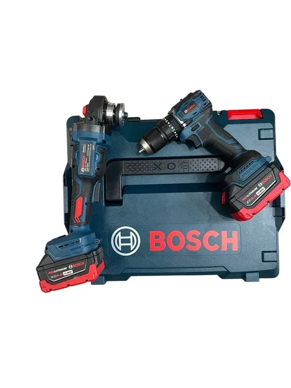 Набор 2в1 Bosch шуруповерт УШМ бесщёточные 36V