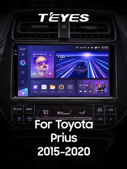Teyes CC3 2K 9"для Toyota Prius 2015-2020