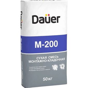 Смесь сухая монтажно-кладочная Dauer М200 50 кг