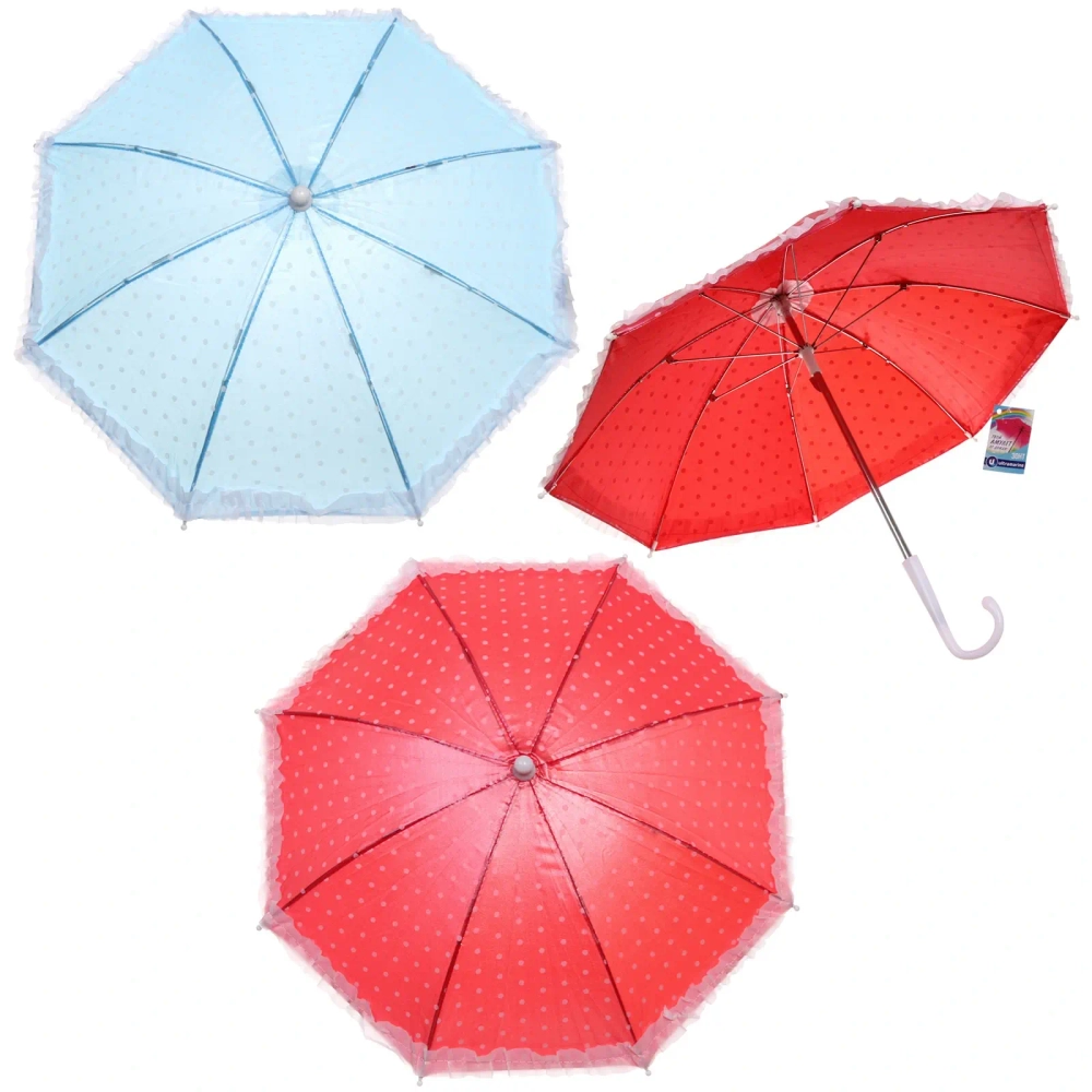 Зонт детский полуавтомат «Ultramarine - Ажурный», цвет микс, d-53 см, в слож. виде 42см