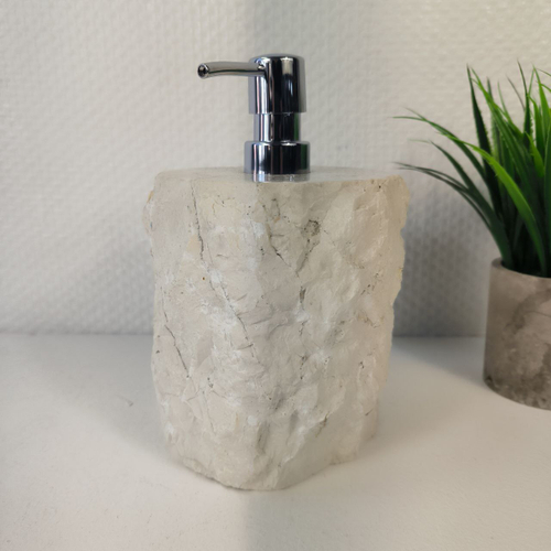 Дозатор для мыла из мрамора Cream Erozy DM-65306 (15см*12см) 0893