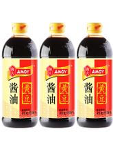 Соевый соус AMOY из жёлтых бобов 550 мл 3 шт