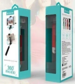 Монопод для смартфона Devia 360 Degree Rotation Selfie Stick (Drive-By-Wire) (Black)