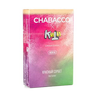 Купить Бестабачная смесь Chabacco Limited Medium - Red Sorbet 50 г