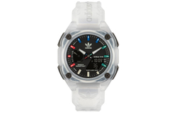 Adidas Originals STREET Wrist Watch Quartz Movement Resin Strap Black Dial Unisex 100m Water Resistant