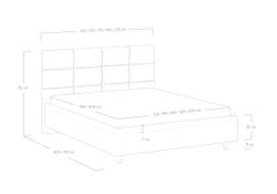 Кровать Caprice (120x200)