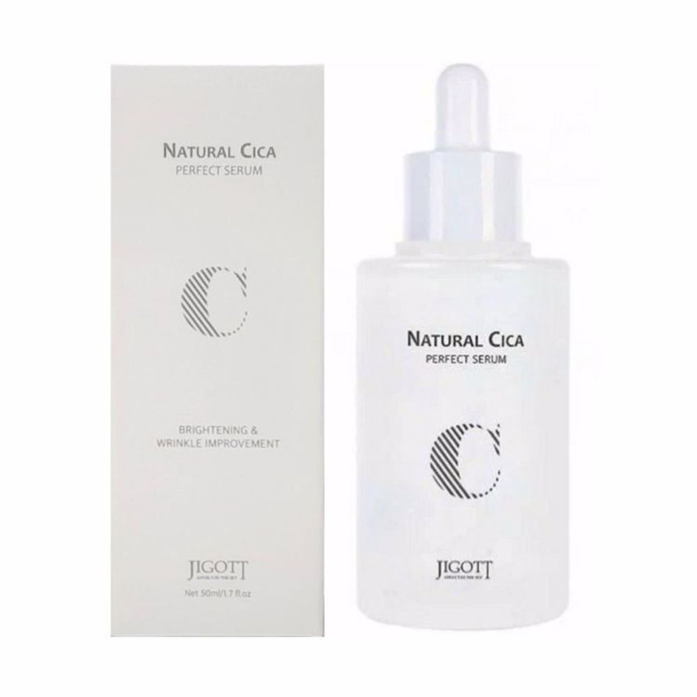 Jigott Сыворотка для лица увлажняющая с экстрактом центеллы азиатской Cica Perfect Serum 50ml