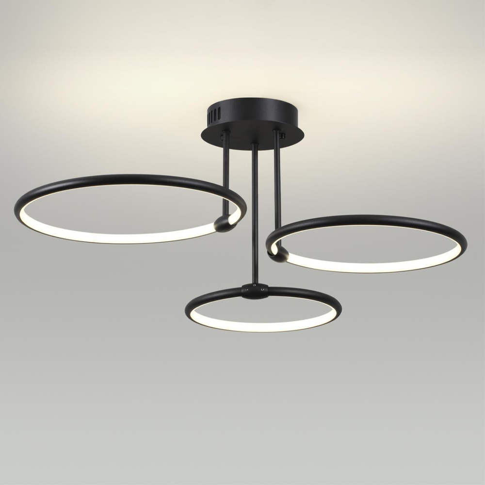 6506/66CL LEDIO LN23 229 чёрный Люстра потолочная LED 66W 3000-6000K 4126Лм 220V URSULA