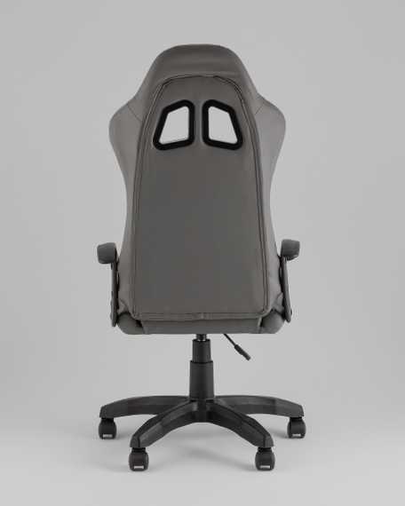 Кресло спортивное TopChairs Wyvern серо-черный