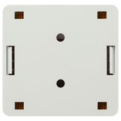 Компьютерная розетка ЭРА RJ-45 категория 5е неэкранированная 2-порта упаковка 30 шт | Разъёмы, переходники, ТВ делители