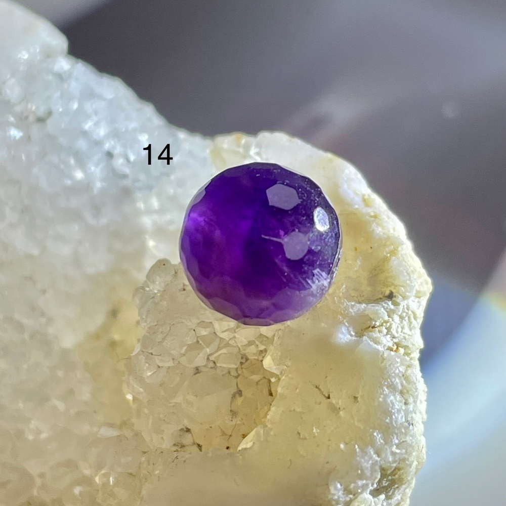 54626  Аметист АА Бусина 10мм огр