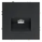 Розетка компьютерная встраиваемая VOLTUM S70 RJ45 кат.6, (графит) vls060107