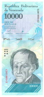 Venezuela, 10 000 Bolívares, 2017, UNC