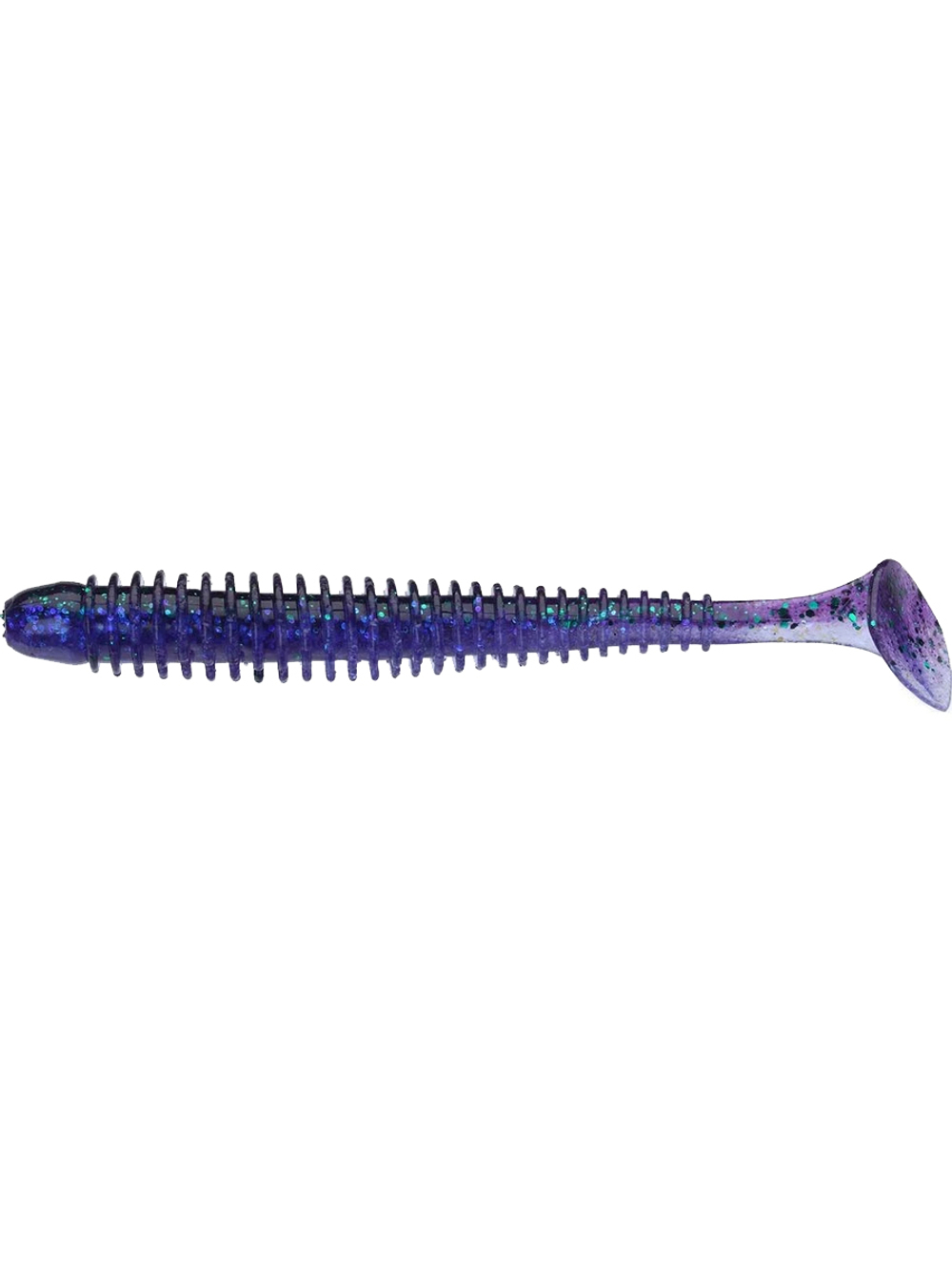Приманка силиконовая Keitech Swing Impact 4.5" #417 Gold Flash Minnow, 3 упаковки по 6 штук