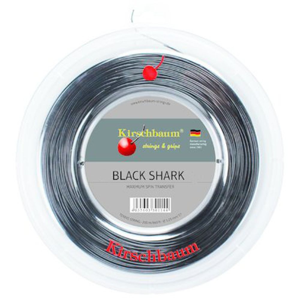 Струны для тенниса KIRSCHBAUM BLACK SHARK 1.25 Бобины 200 м