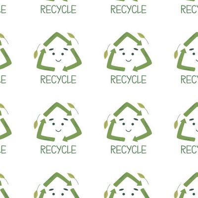 Recycle. Экологический символ, День Земли.