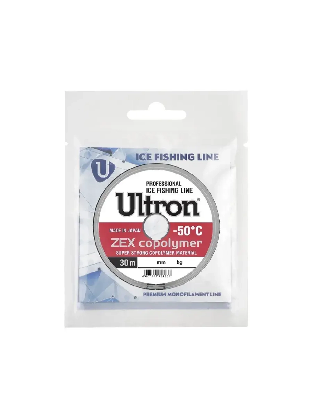 Монофильная леска для рыбалки ULTRON Zex Copolymer