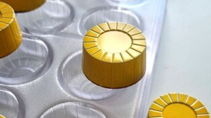 865 | Форма для шоколадных изделий "Колпачок" (275х175 мм)