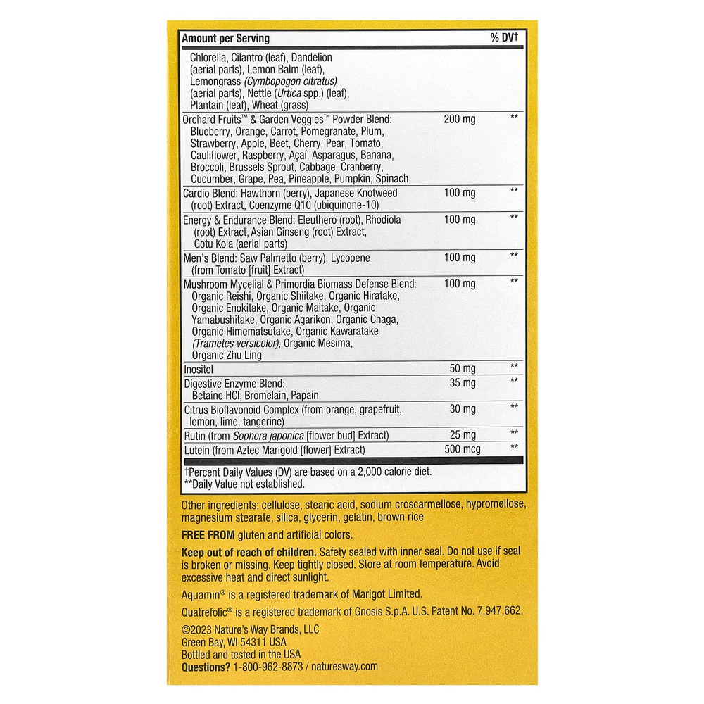 Nature's Way, Alive!® Max3 Potency, мультивитаминный комплекс для мужчин, 90 таблеток