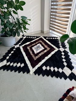 Покрывало меховое ковер из шкуры овчины