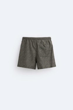 ZARA ПЛАВКИ С ЦВЕТОЧНЫМ ПРИНТОМ, СЕРОВАТО-КОРИЧНЕВЫЙ