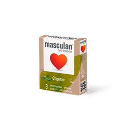 Презервативы Masculan Organic Экологически чистые, Классические, 3 шт.