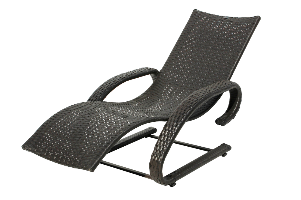 Лежак Модена арт.7006, ротанг искусственный (коричневый) "Garden story"