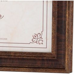 Фоторамка FA Оптима 30х40 пластиковая со стеклом венге | FA фототовары