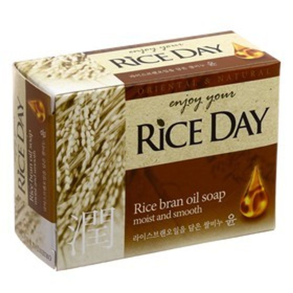Мыло туалетное Lion с экстрактом рисовых отрубей Rice Day Soap 100 г