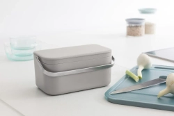 Brabantia Контейнер для мусора Sort & Go 1,8л, серый