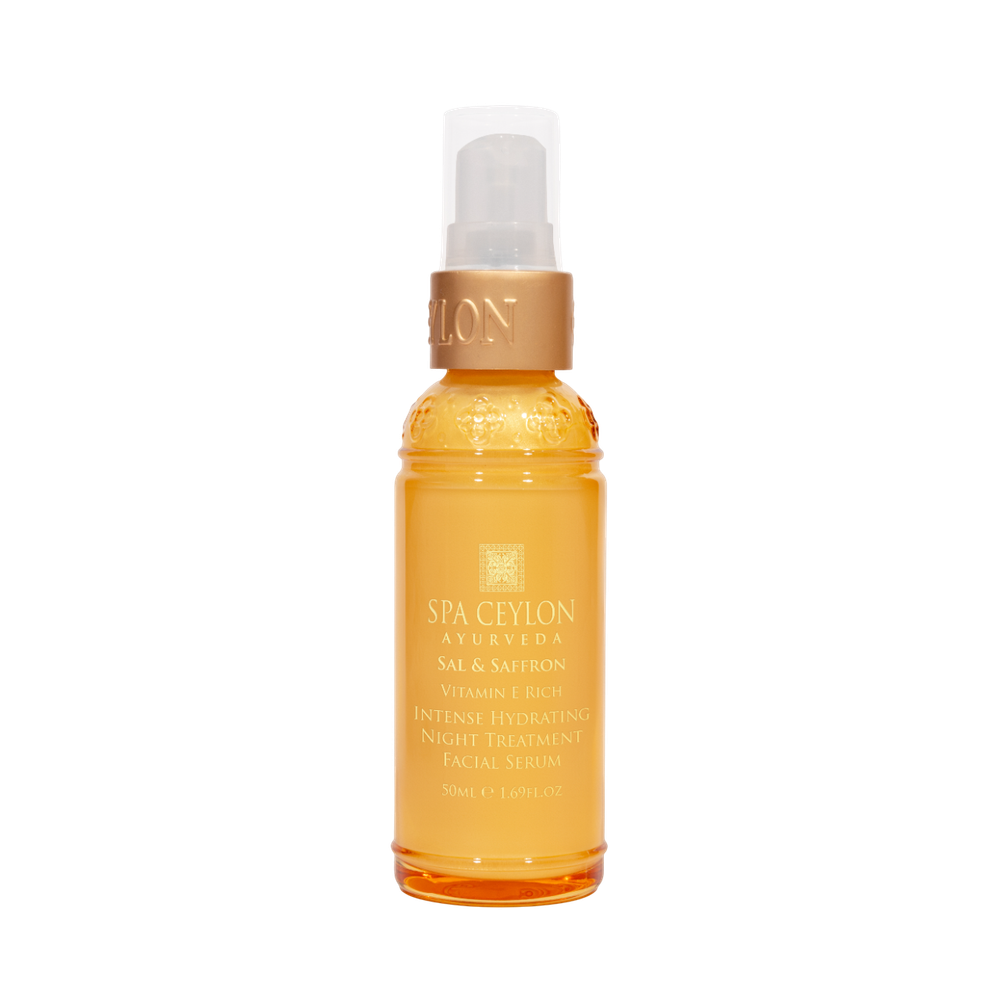 Интенсивная увлажняющая ночная сыворотка для лица "ШОРЕЯ И ШАФРАН" (50мл)