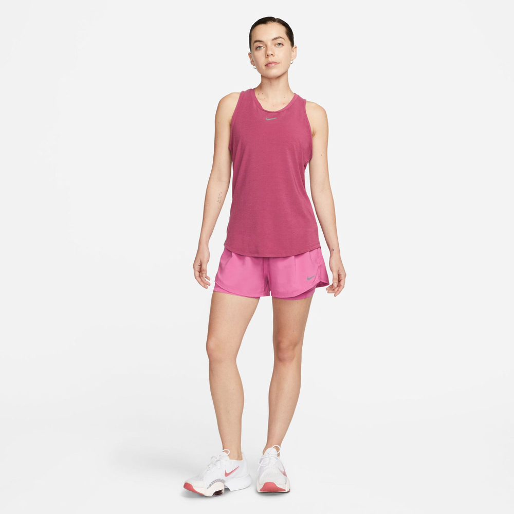 Женская теннисная майка Nike Dri-Fit One Luxe STD Tank Top Women - Berry