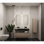 Зеркало Armadi Art Vallessi 568-G-MDF 110 с подстветкой, золото
