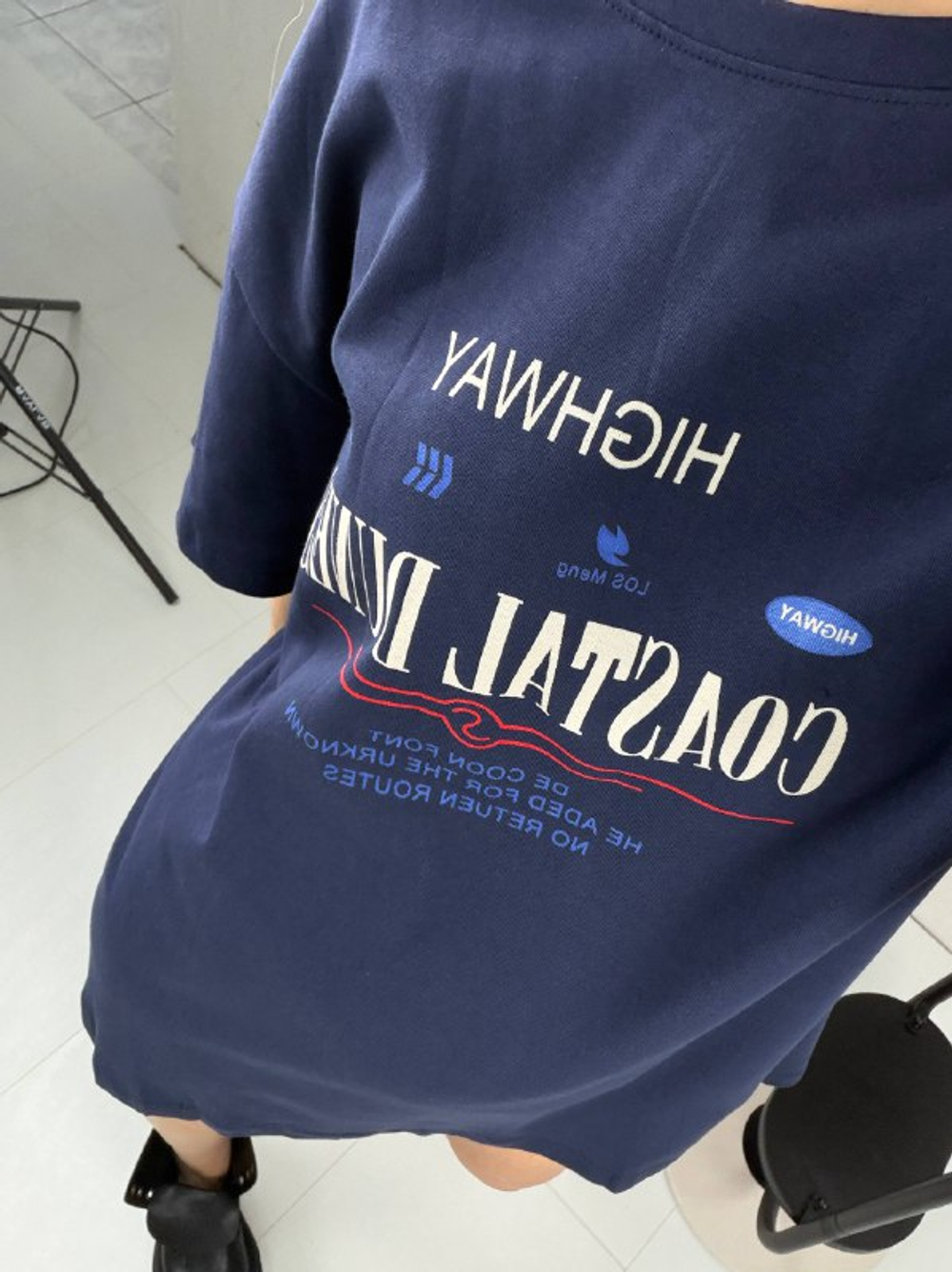 Футболка женская артикул 703 цвет "синий"