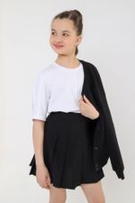 Фуфайка (футболка) для девочки Гретта-4 Виотекс БЕЛЫЙ