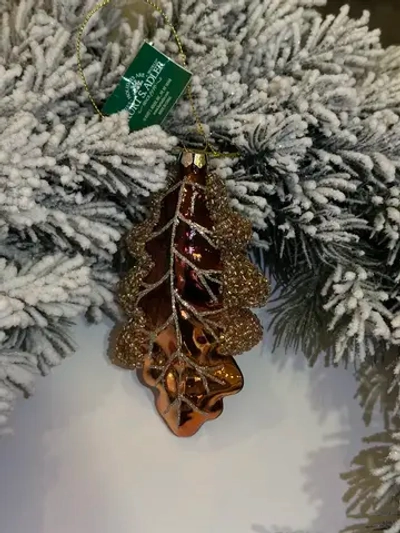 Елочная игрушка Дубовый лист 2