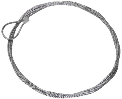 Трос стальной с петлей 1м IEK