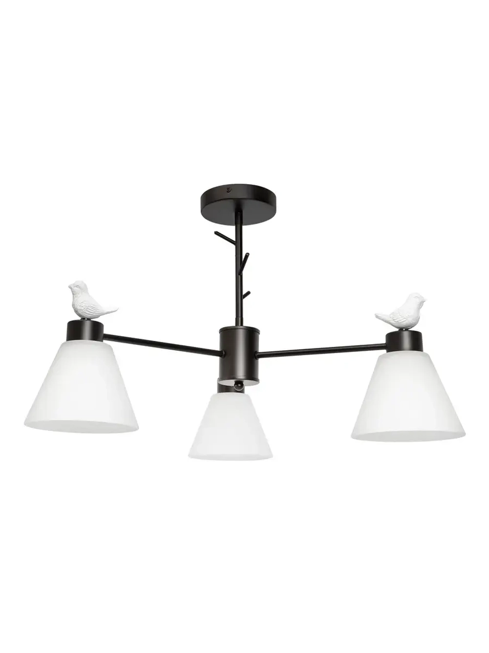 Люстра потолочная с птичками Е27*3*60W