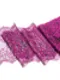 01-49 Кружево шантильи, 16 см, слива/фуксия