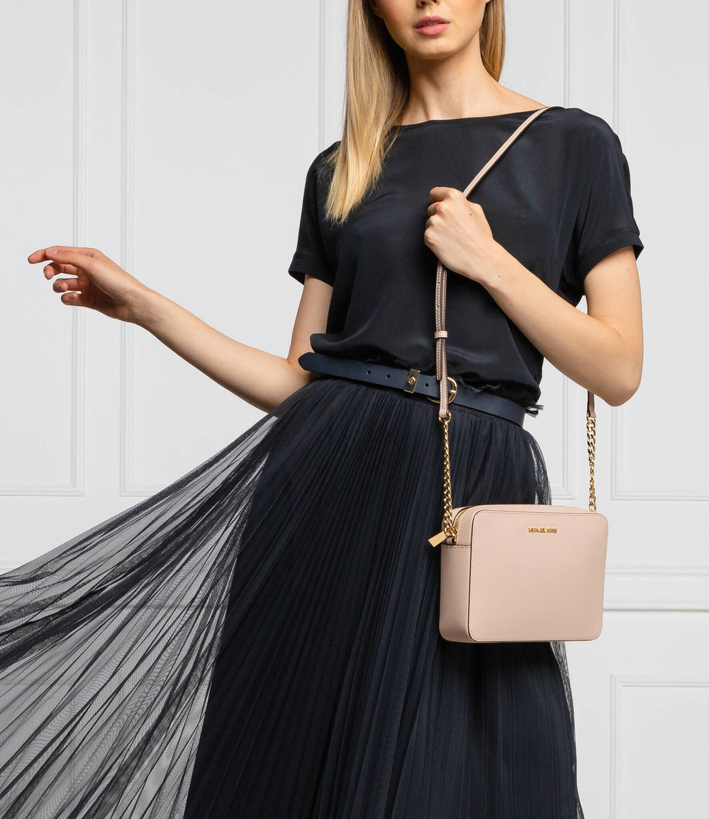 сумка-мессенджер jet set travel Michael Kors - пудро-розовый(32S4GTVC3L)