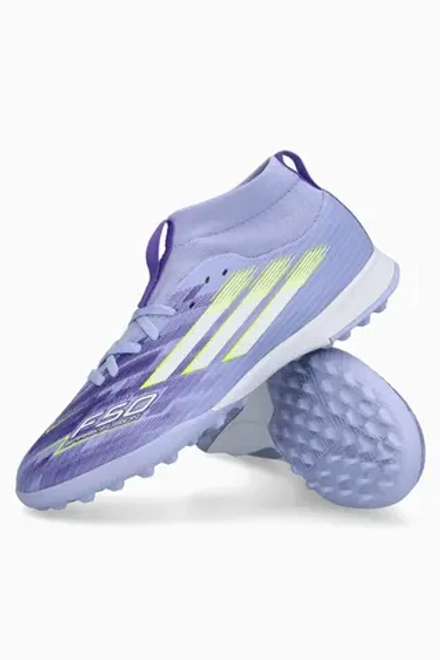 Сороконожки adidas F50 League Mid TF Junior - фиолетовый