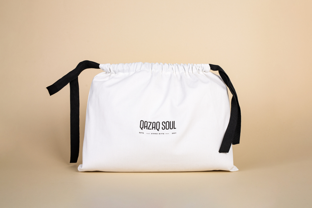 Клатч Qazaq Soul Asyl натуральная кожа