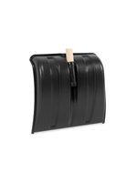 Лопата для уборки снега пластиковая, 380х350х1370 мм, деревянный черенок 61697