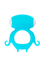 Виброкольцо на пенис A-Toys by TOYFA Sair, силикон, голубое, Ø 2,6 см