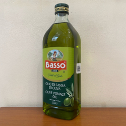 Оливковое масло BASSO Для жарки (Pomace) 1 л, Италия