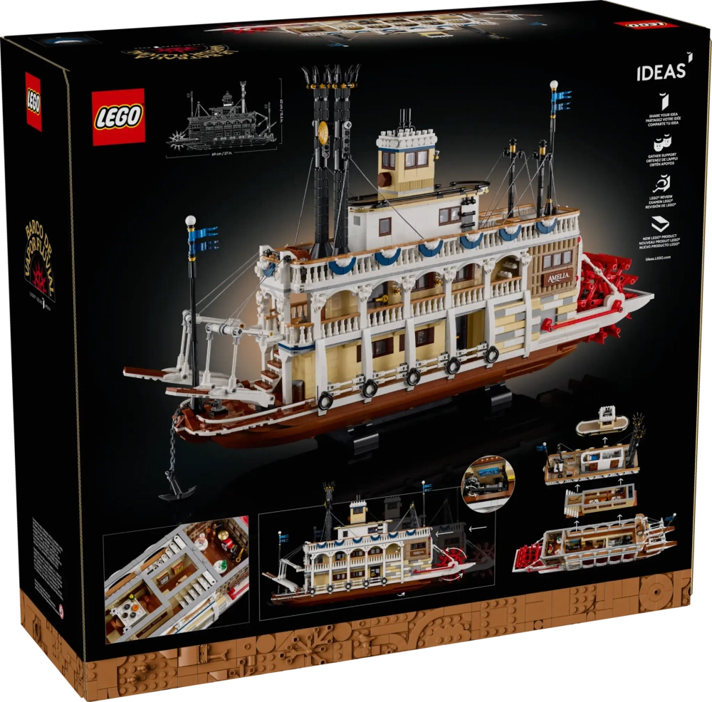Конструктор LEGO Ideas 21356 Речной пароход