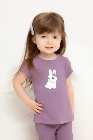 фуфайка  для девочки  КР 302384/насыщенный виноград к451