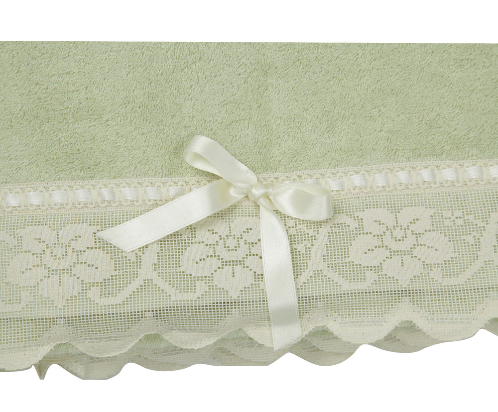 Полотенце 110х150 Old Florence Buratto зеленое